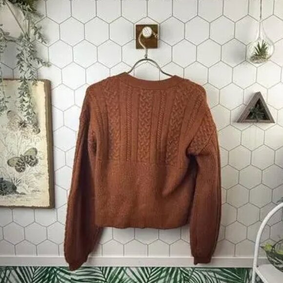 House of Harlow 1960 Cable Knit Cardigan and Matching Tank Set - Size - XS - Picture 4 of 6